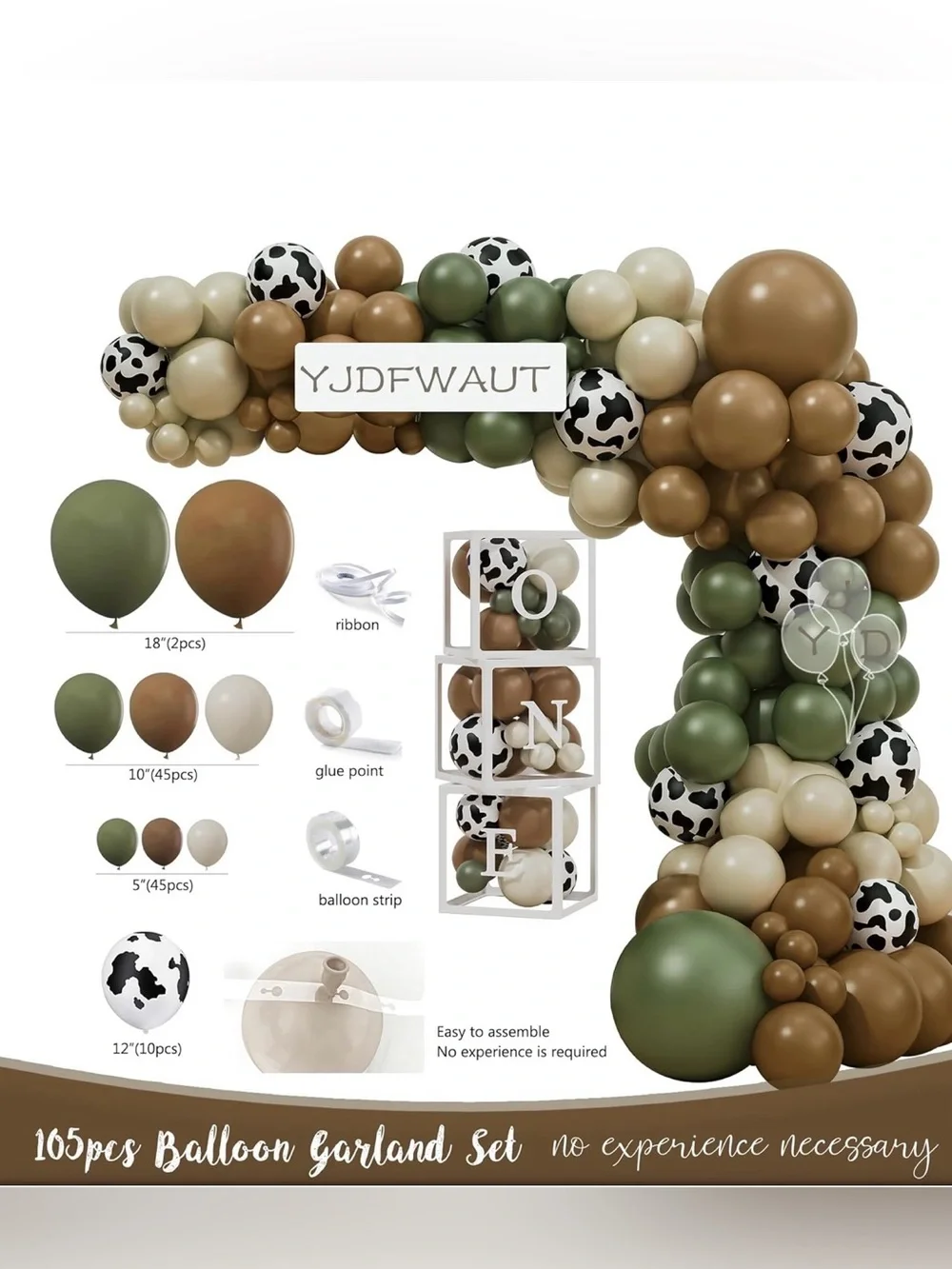 Western Cowboy 1st Birthday Decorations, My First Rodeo Birthday Party Supplies